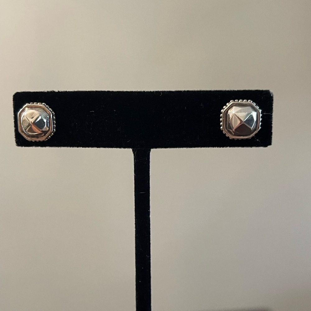 Lagos Silver Stud Earrings